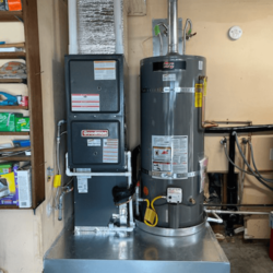 Gas fired Furnace AC and Water Heater